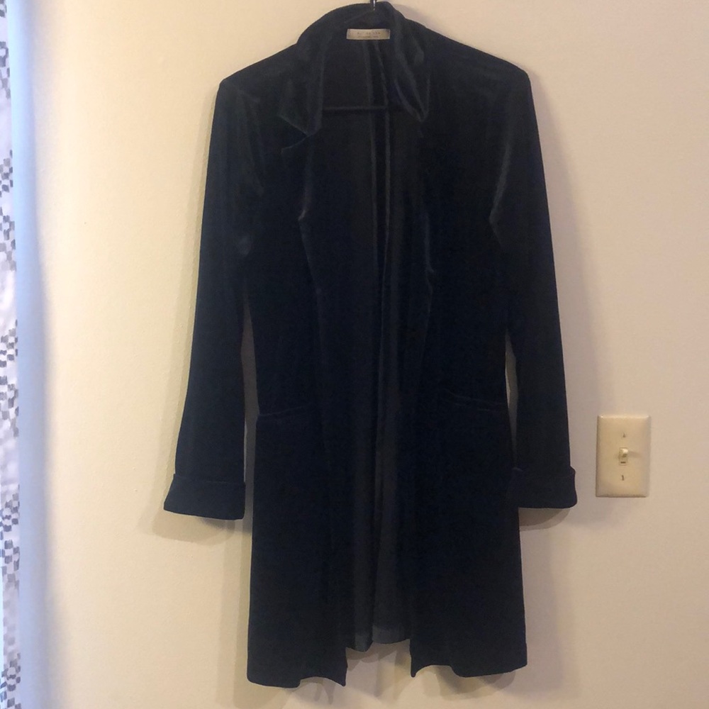 Black Velvet Duster
